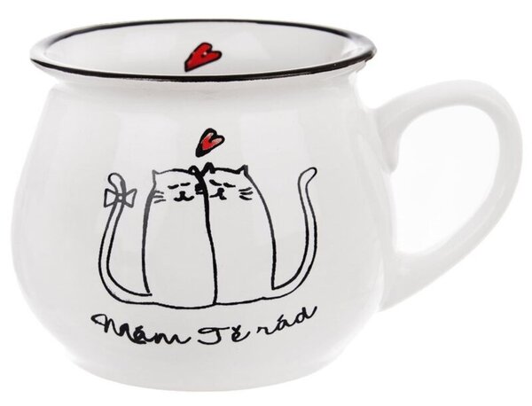 Kubek ceramiczny koty 300 ml