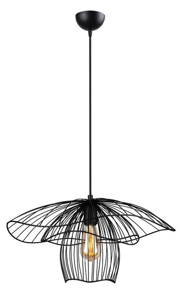 Czarna lampa wisząca Squid Lighting Root, wys. 123 cm