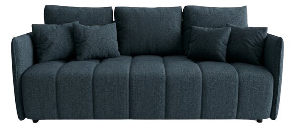 Rozkładana 3-osobowa sofa VELORA 215x103 cm, ciemnoniebieska