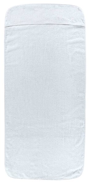 Ręczniki plażowe, 2 szt., białe, 75x200 cm, tkanina, 400 g/m²