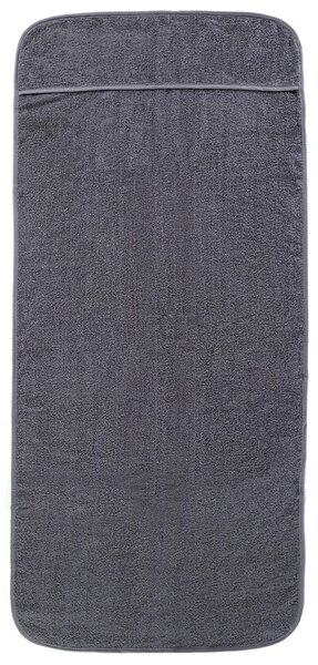 Ręczniki plażowe, 2 szt., antracytowe, 75x200 cm, 400 g/m²
