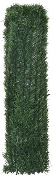 Ogrodzenie ze sztucznej trawy, zielone, 1x5 m