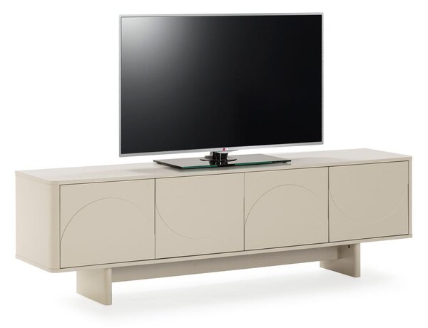 Kremowa szafka pod TV 180x55x40 cm Solei – MOME