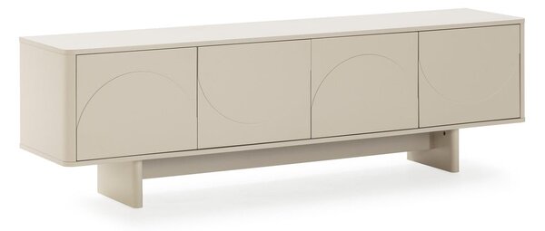 Kremowa szafka pod TV 180x55x40 cm Solei – MOME