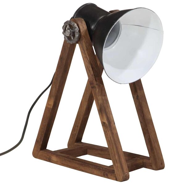 Lampa stołowa, 25 W, czarna, 30x17x40 cm, E27