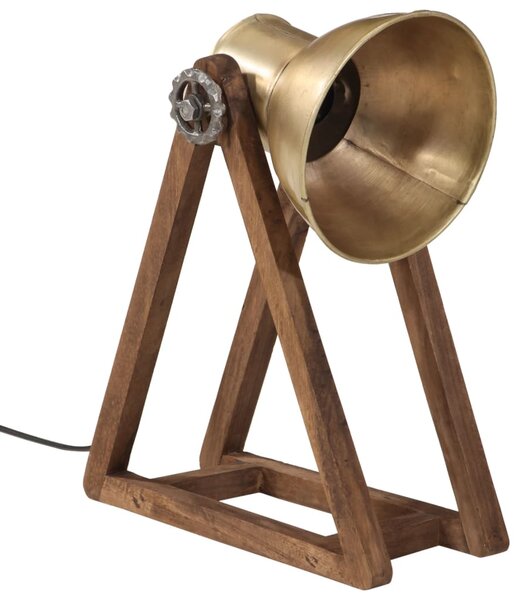 Lampa stołowa, 25 W, antyczny mosiądz, 30x17x40 cm, E27