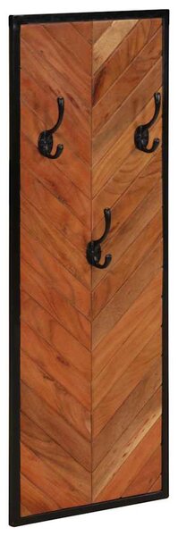 Wieszaki na ubrania 2 szt. 35x1x90 cm Drewno lite Akacja