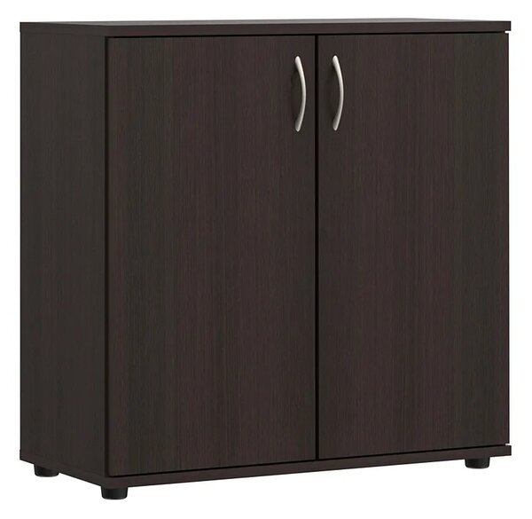 Minimalistyczna Komoda Biurowa Z Drzwiczkami Wenge L1-K53