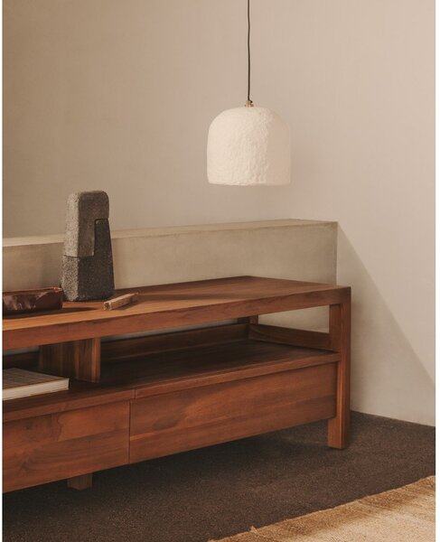 Biała lampa wisząca ø 35 cm Sineu – Kave Home