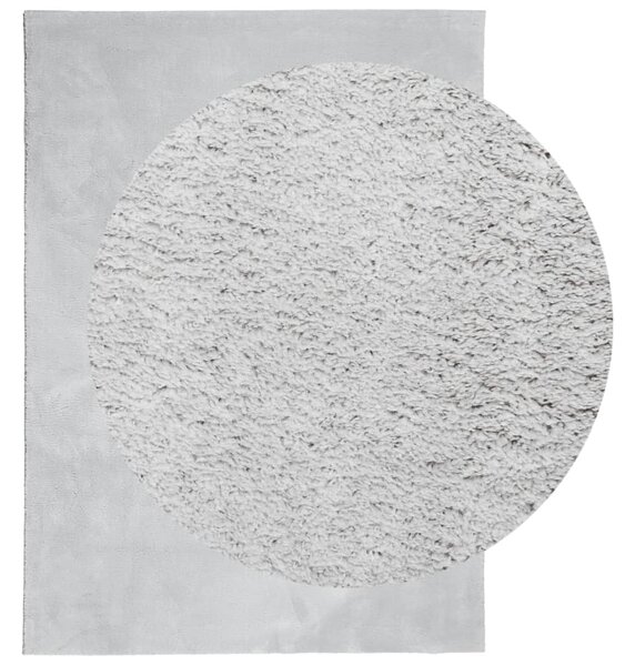 Dywan HUARTE z krótkim włosiem, szary, 160x230 cm
