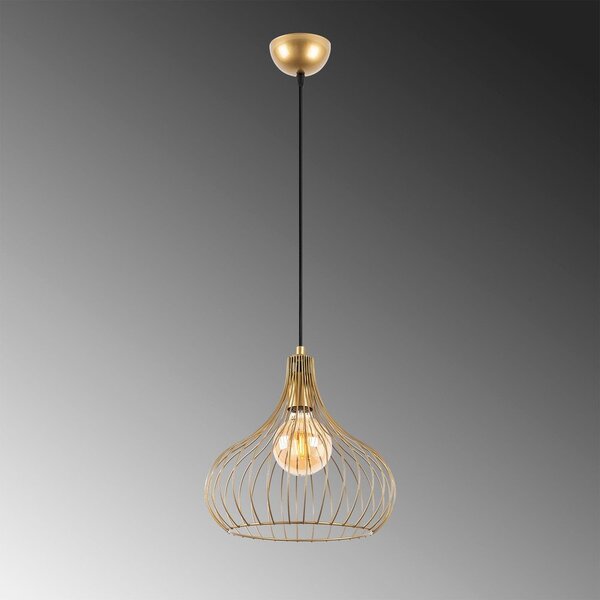 Lampa wisząca z metalowym kloszem ø 22 cm Teldemia – Opviq lights