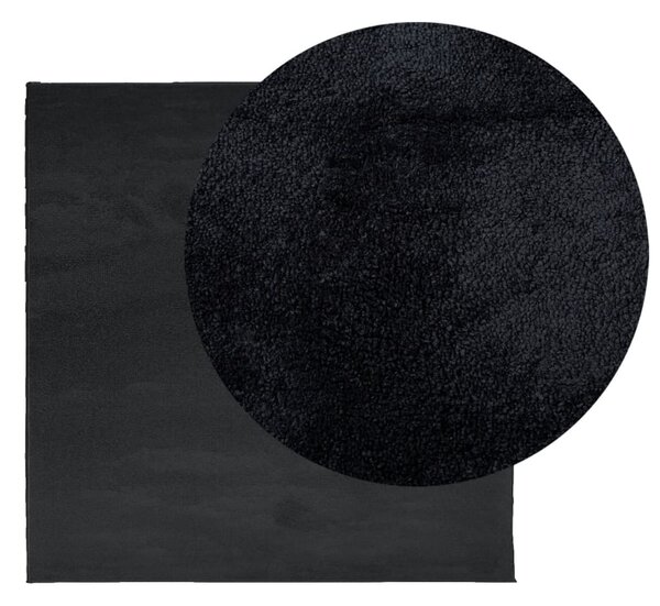 Dywan OVIEDO z krótkim włosiem, czarny, 240x240 cm