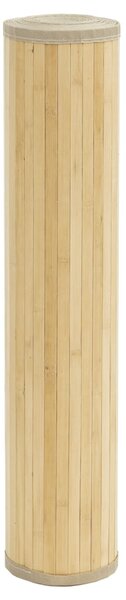 Dywan prostokątny, jasny naturalny, 100x400 cm, bambusowy