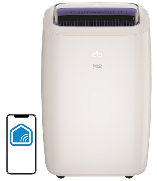 Klimatyzator przenośny BEKO BP1125C Wi-Fi Timer Tryb Nocny Osuszanie Biały
