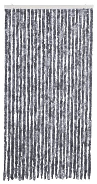 Zasłona przeciwko owadom, srebrna, 100x230 cm, szenil