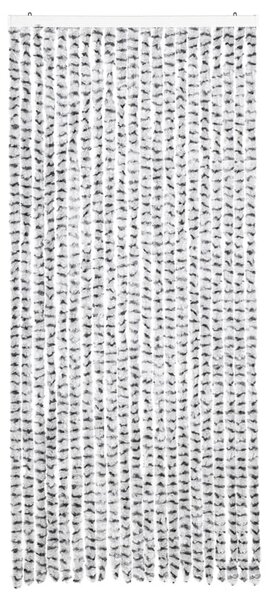 Zasłona przeciwko owadom, jasnoszaro-ciemnoszara, 90x200 cm