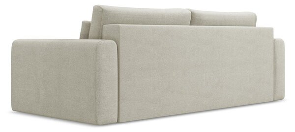 Beżowa rozkładana/ze schowkiem sofa 238 cm Kapua – Makamii