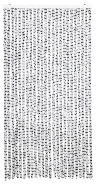 Zasłona przeciwko owadom, jasnoszaro-ciemnoszara, 100x200 cm