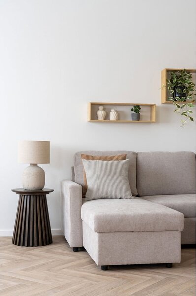 Wielopoziomowa bambusowa półka w naturalnym kolorze 70 cm Ember – House Nordic