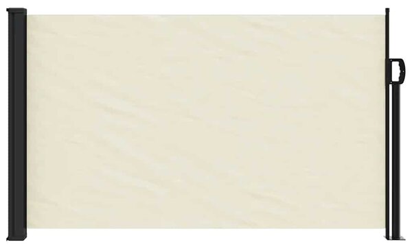 Zwijana markiza boczna, kremowa, 117x300 cm