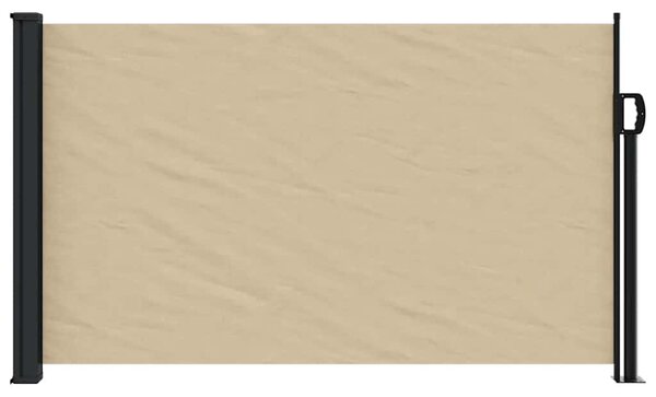 Zwijana markiza boczna, beżowa, 117x300 cm