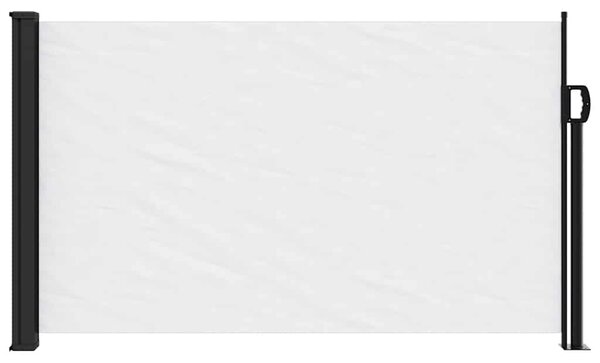 Zwijana markiza boczna, biała, 117x300 cm