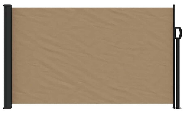 Zwijana markiza boczna, taupe, 120x500 cm