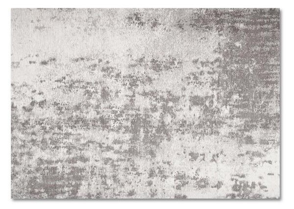 Elegancki dywan rejna szary vintage łatwoczyszczący antypoślizgowy