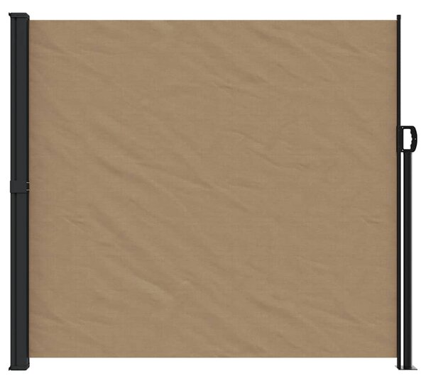 Zwijana markiza boczna, taupe, 180x500 cm