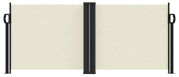 Zwijana markiza boczna, kremowa, 100 x 1000 cm