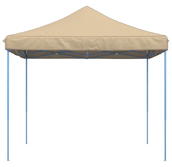 Składany namiot imprezowy typu pop-up, beżowy, 292x292x315 cm