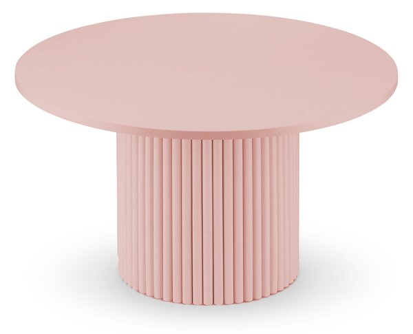 Stolik kawowy okrągły - Pink Gravura