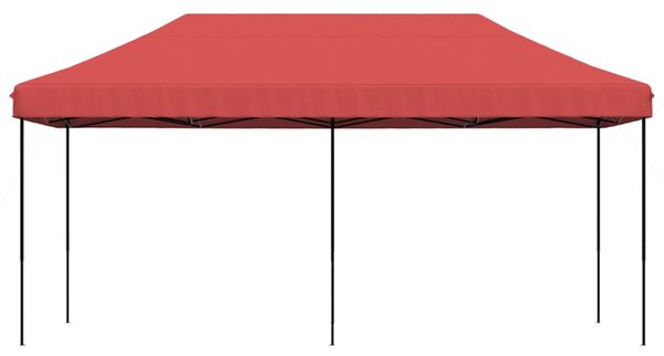 Składany namiot imprezowy pop-up, burgundowy, 580x292x315 cm