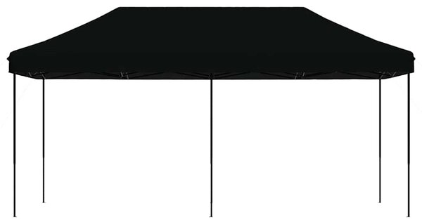 Składany namiot imprezowy typu pop-up, czarny, 580x292x315 cm