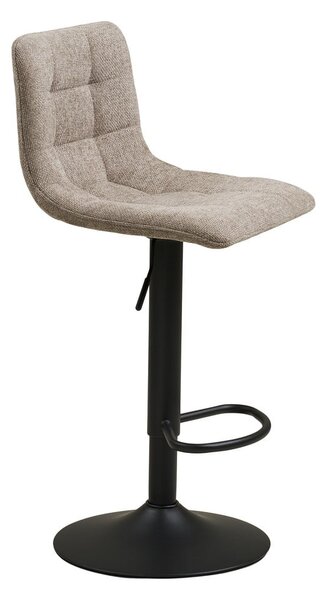 Beżowy tapicerowany hoker z regulowaną wysokością (wysokość siedziska 61 cm) Middelfart – House Nordic