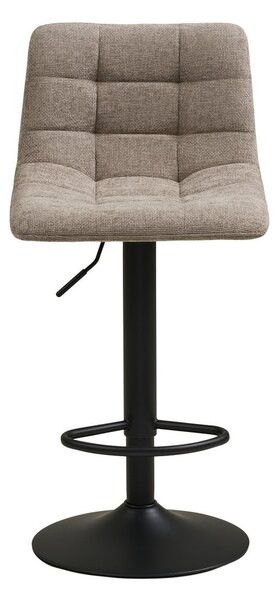 Beżowy tapicerowany hoker z regulowaną wysokością (wysokość siedziska 61 cm) Middelfart – House Nordic