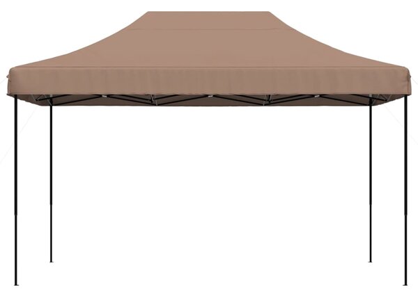 Składany namiot imprezowy typu pop-up, brązowy, 440x292x315 cm