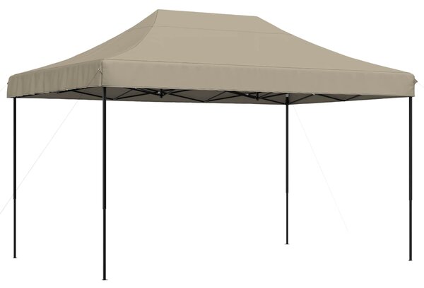 Składany namiot imprezowy typu pop-up, taupe, 440x292x315 cm