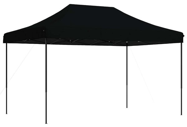 Składany namiot imprezowy typu pop-up, czarny, 440x292x315 cm