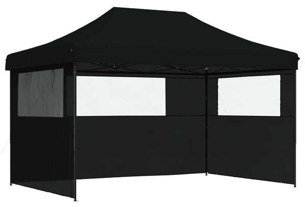 Namiot imprezowy typu pop-up z 3 ściankami, czarny