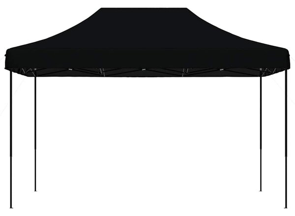 Składany namiot imprezowy typu pop-up, czarny, 410x279x315 cm
