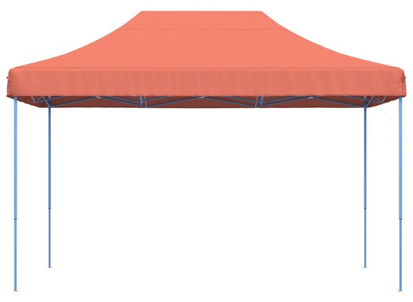 Składany namiot imprezowy typu pop-up, terakota, 410x279x315 cm