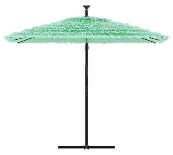 Parasol ogrodowy na stalowym słupku, zielony, 269x269x235 cm