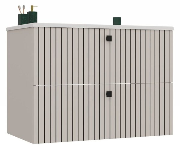 Szafka łazienkowa TIGO z umywalką kaszmir 80x47x59 1 szt