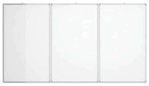 Tablica magnetyczna, składana, 180x100x1,7 cm, aluminiowa