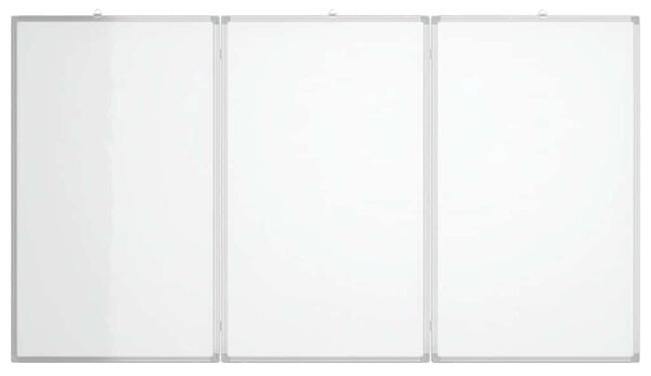 Tablica magnetyczna, składana, 150x80x1,7 cm, aluminiowa