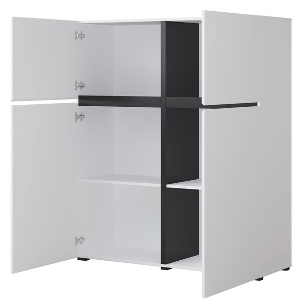 Komoda INCROCIO 119 cm do Salonu Sypialni Biały