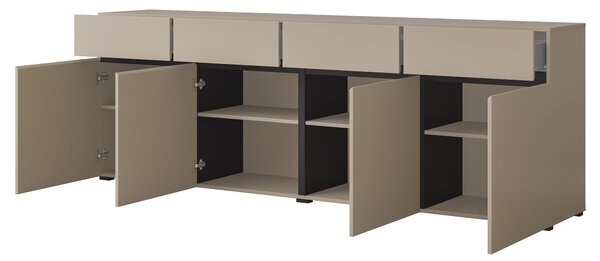 Komoda INCROCIO 225 cm do Salonu Sypialni Odcienie beżu