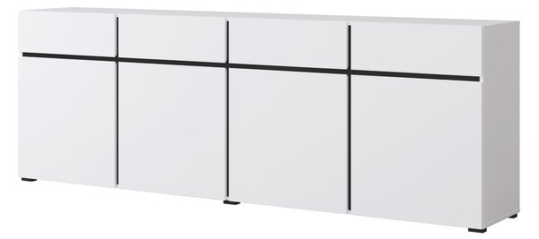 Komoda INCROCIO 225 cm do Salonu Sypialni Biały