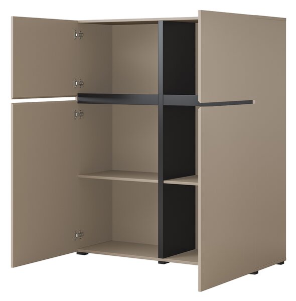 Komoda INCROCIO 119 cm do Salonu Sypialni Odcienie beżu